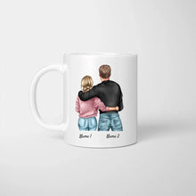 Cargar imagen en el visor de la galería, Brauche kein Google, meine Frau weiss eh alles besser - Personalisierte Pärchen-Tasse
