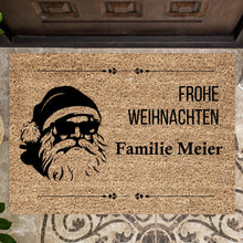 Cargar imagen en el visor de la galería, Frohe Weihnachten von unserer Familie - Personalisierte Fußmatte für innen &amp; aussen
