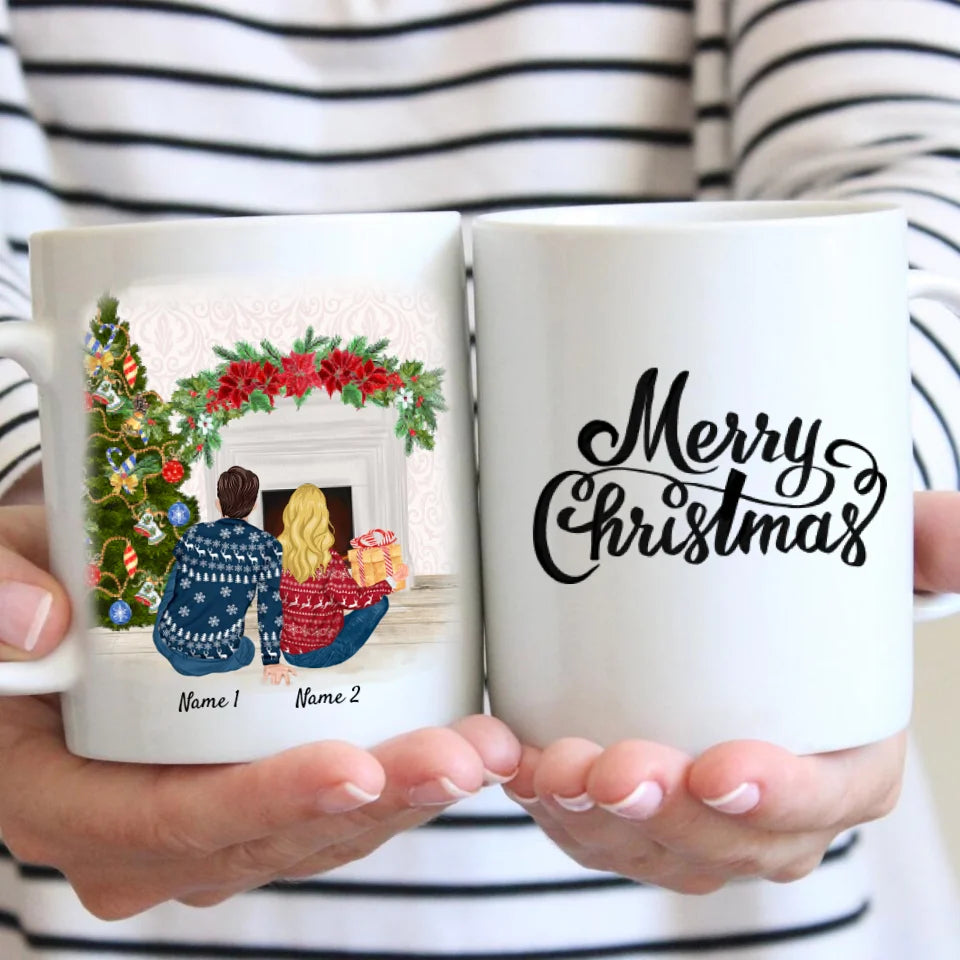 La mejor pareja de la Navidad - Taza personalizada