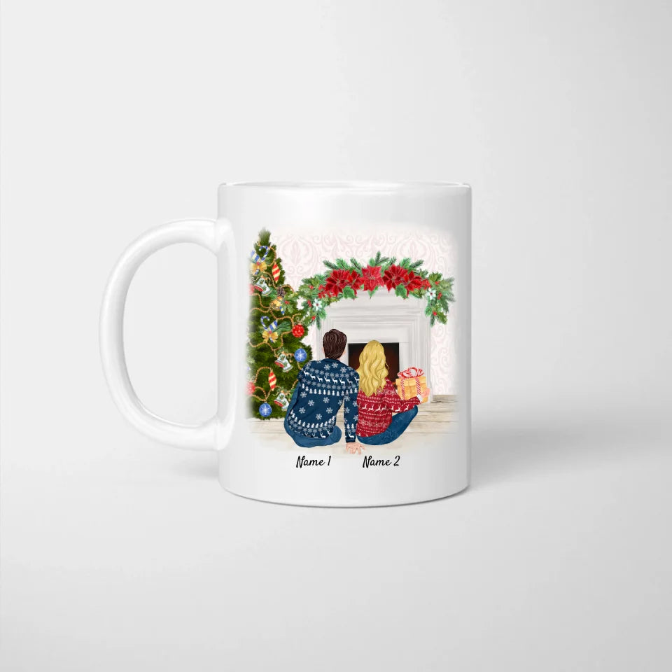 La mejor pareja de la Navidad - Taza personalizada