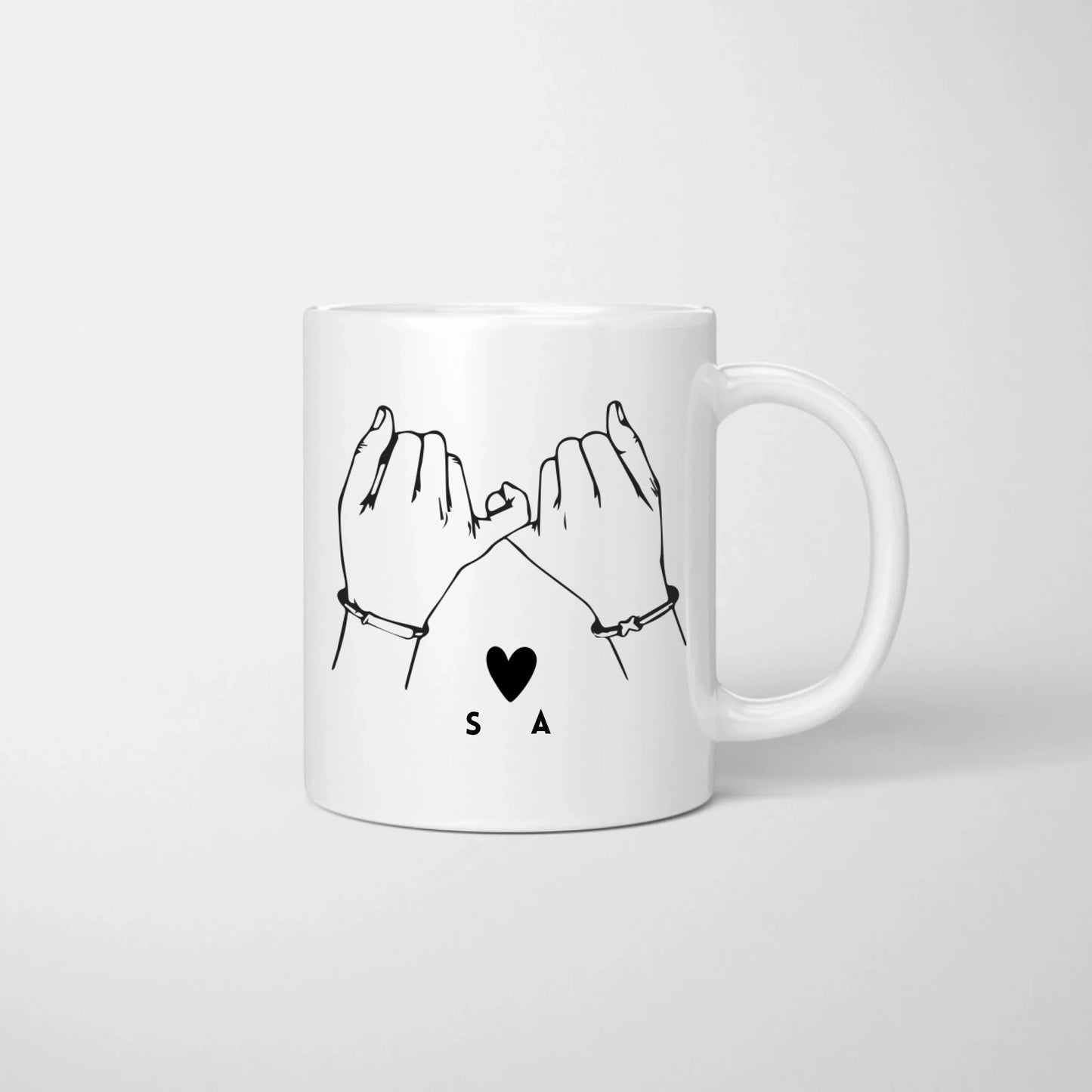 Freundinnen für Immer - Personalisierte Tasse