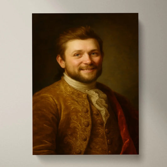 Royales Portrait - Personalisiertes Poster mit Fotoupload im Stil eines königlichen Öl-Gemäldes