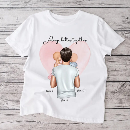 Best Dad - Camiseta personalizada (100% algodón, unisex)