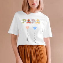 Cargar imagen en el visor de la galería, Meine Liebsten nennen mich PAPA - Personalisiertes T-Shirt (100% Baumwolle, Unisex)
